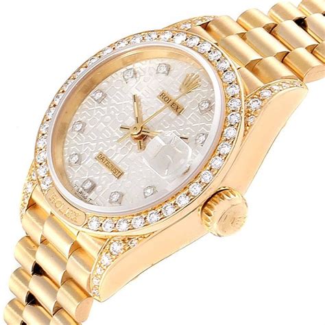 rolex vintage dames horloge|Rolex gold watches for women.